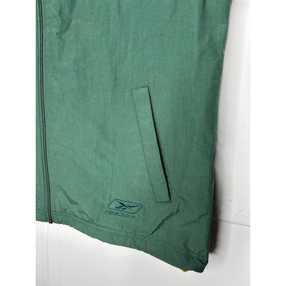 VtG Green Bay Packers NFL On Field‎ Full Zip Vest Mens Medium Green Yellow - Picture 4 of 10